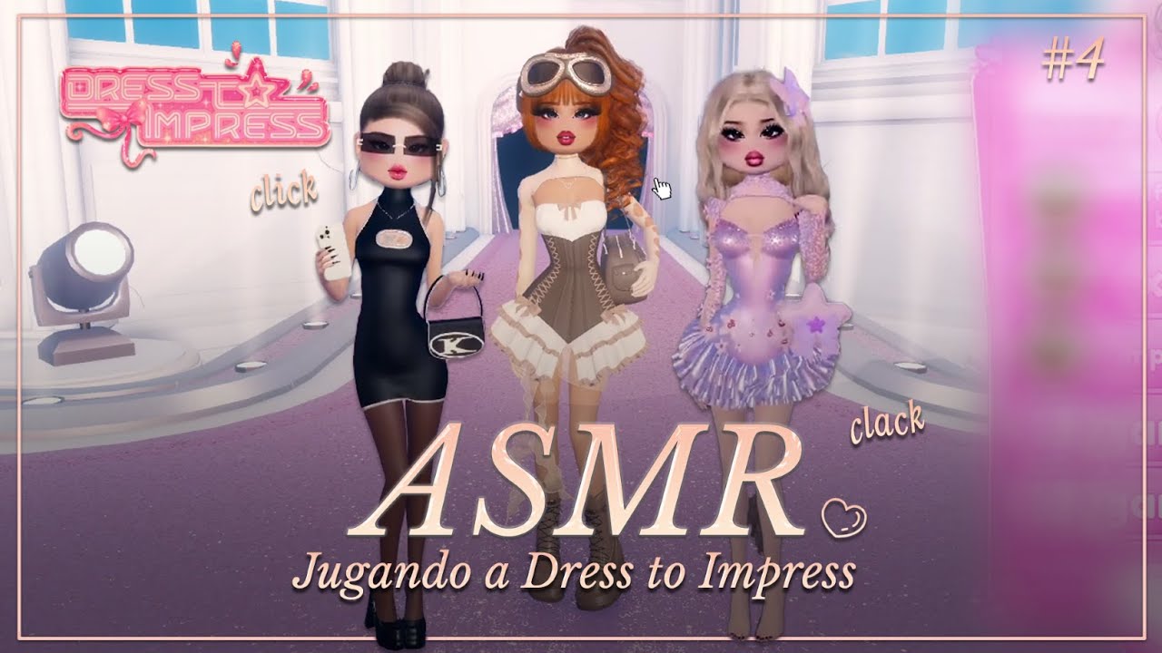 ASMR ✧ Susurros para relajante jugando a Dress to Impress #4 👗✨ [Binaural] [Códigos incluidos]
