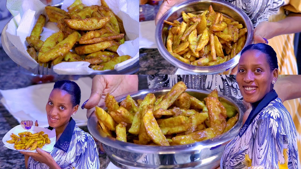 Uko WATEKA lFIRITI ZIRIMO AMAGI ZIRYOSHYE CYANE😋😋 KANDI ZOROSHYE GUTEGURA // crunchy fries 🍟 👌