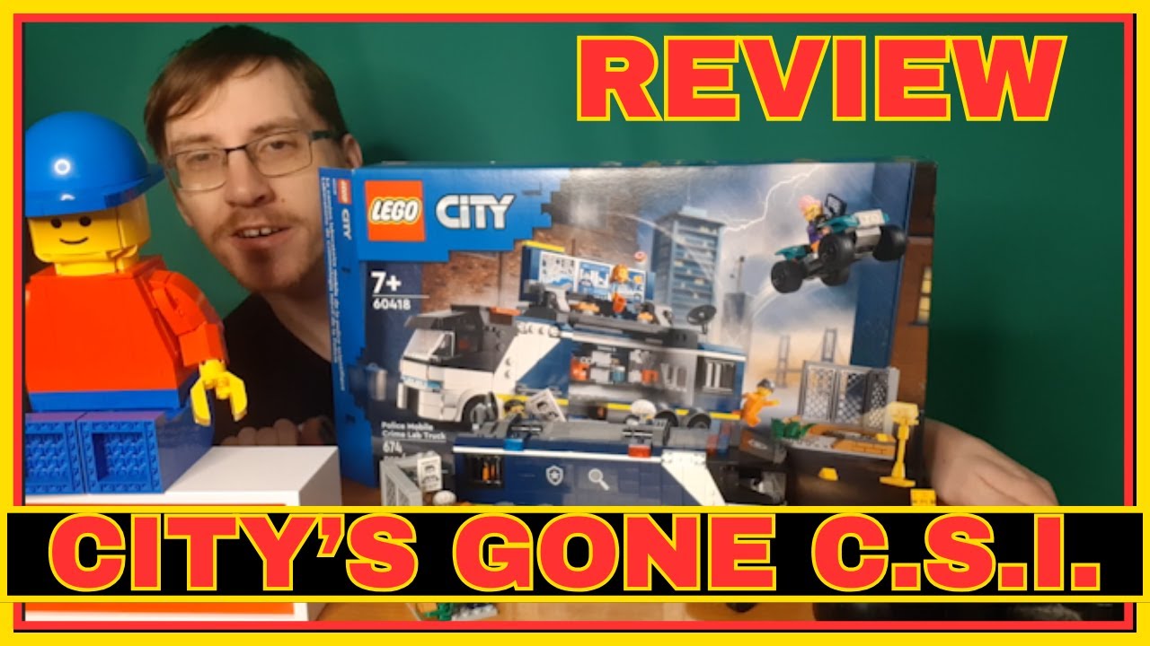 LEGO CITY POLICE MOBILE CRIME LAB TRUCK 60418