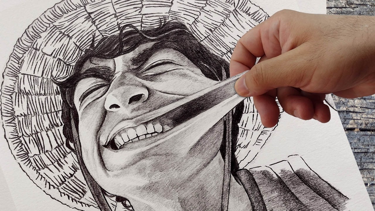 Como Desenhar o Luffy | One Piece | Método Loomis