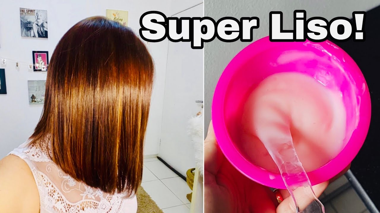 LISO ESCORRIDO, DESMAIA CABELO NA HORA RECEITA CASEIRA!