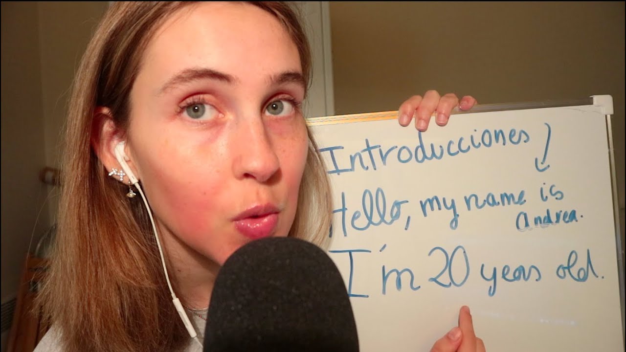 ASMR ENSEÑÁNDOTE INGLÉS 🇺🇸 (Soft Spoken)
