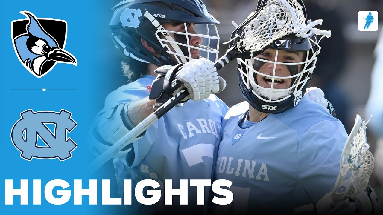 Johns Hopkins vs North Carolina | NCAA College Lacrosse | Highlights - February 22, 2025