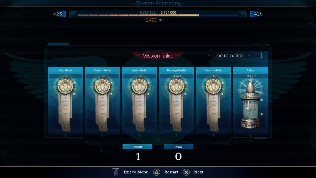 PS4 Spacehulk Deathwing codex rules off, hard mode.