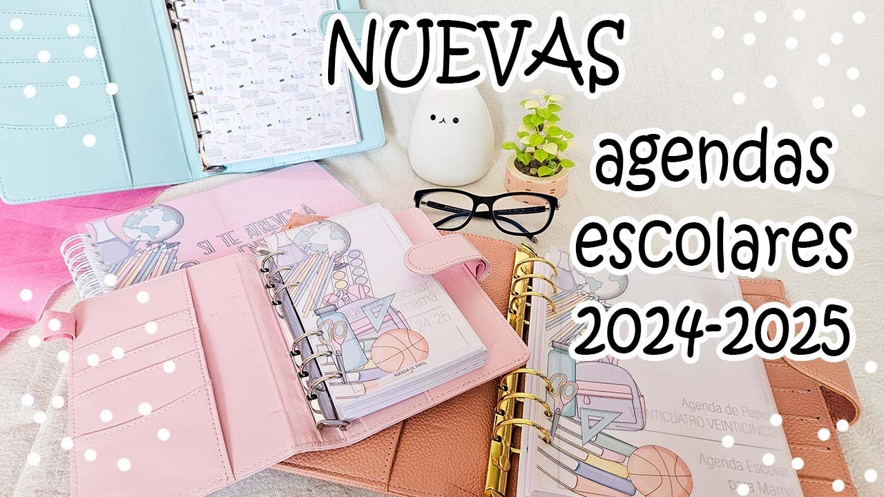 NUEVAS AGENDAS ESCOLARES 2024-2025 | JULIETA JAREDA