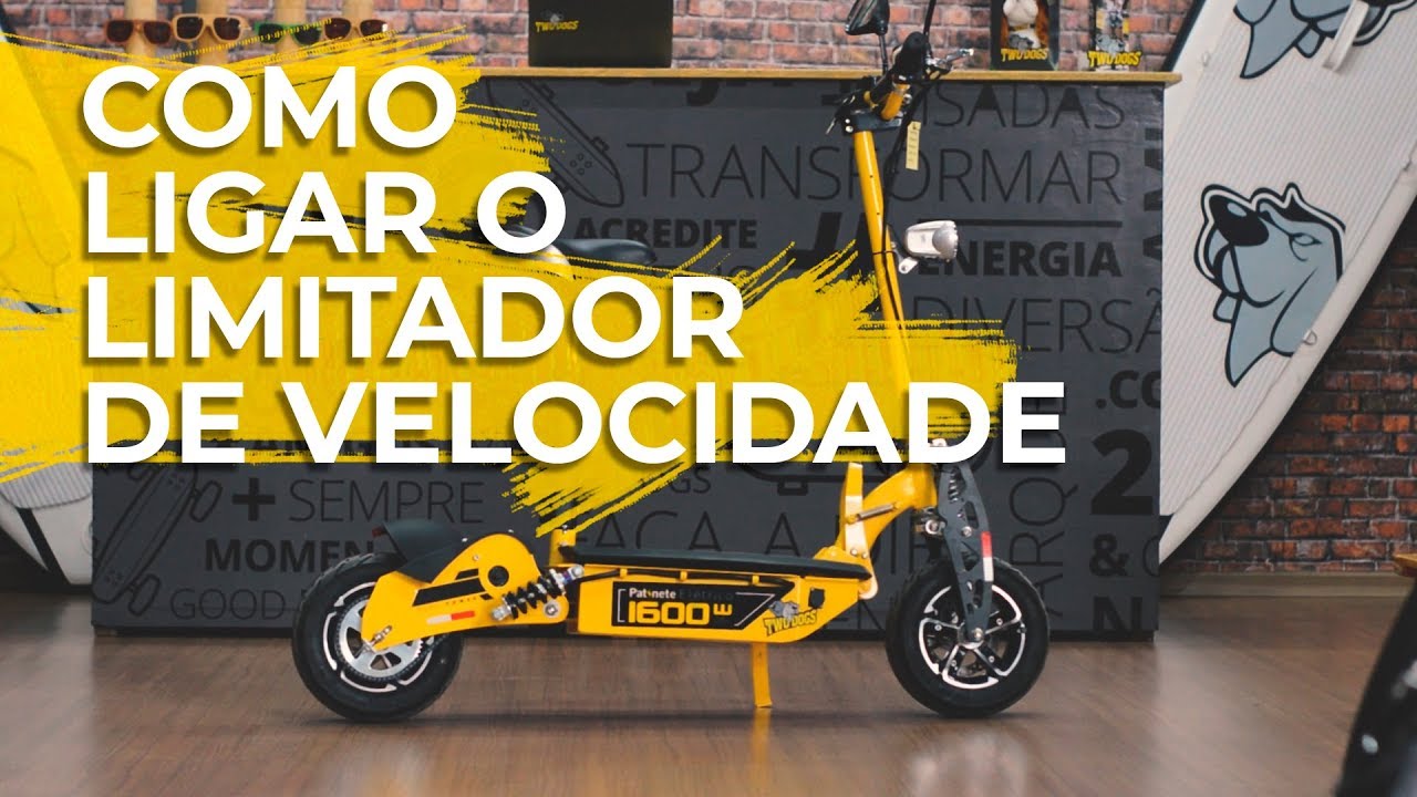 Como ligar o limitador de velocidade - Patinete Elétrico Two Dogs