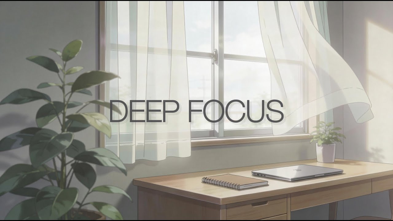 Calm Focus Lo-fi - Soft Piano Music for Deep Work & Concentration (30 Minutes)