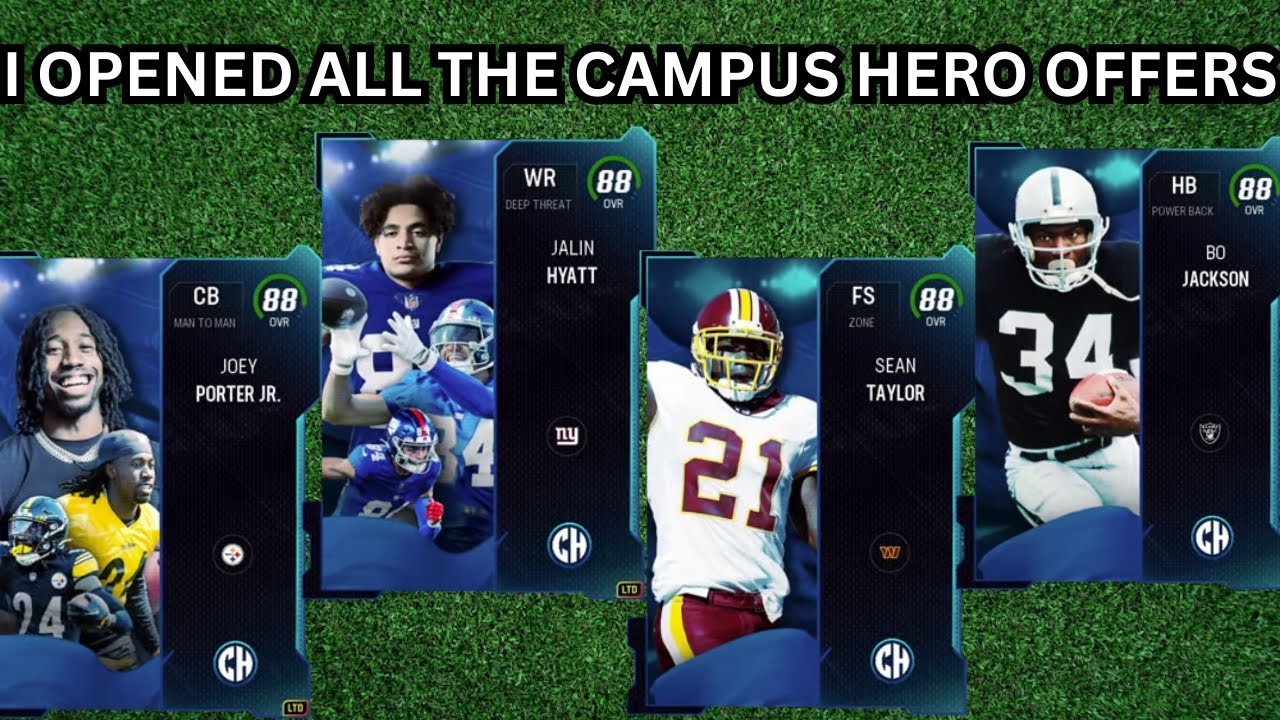 I OPENED ALL THE CAMPUS HERO OFFERS IN MADDEN 24