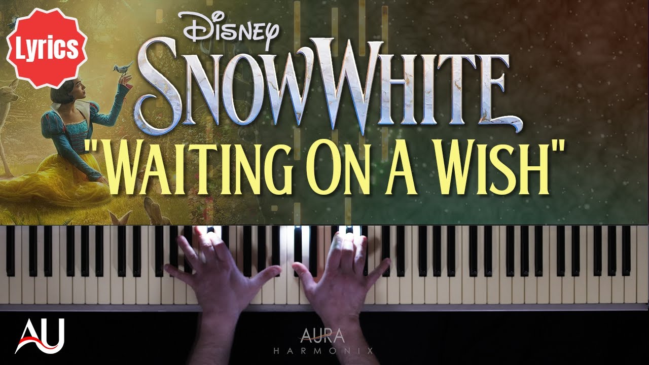 Waiting On A Wish – Rachel Zegler | Emotional Piano Cover + Lyrics | From Disney's Snow White