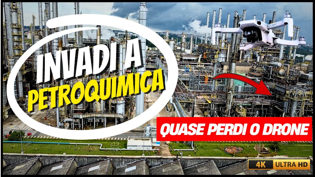 SOBREVOAMOS A PETROQUÍMICA DE SÃO PAULO 😱