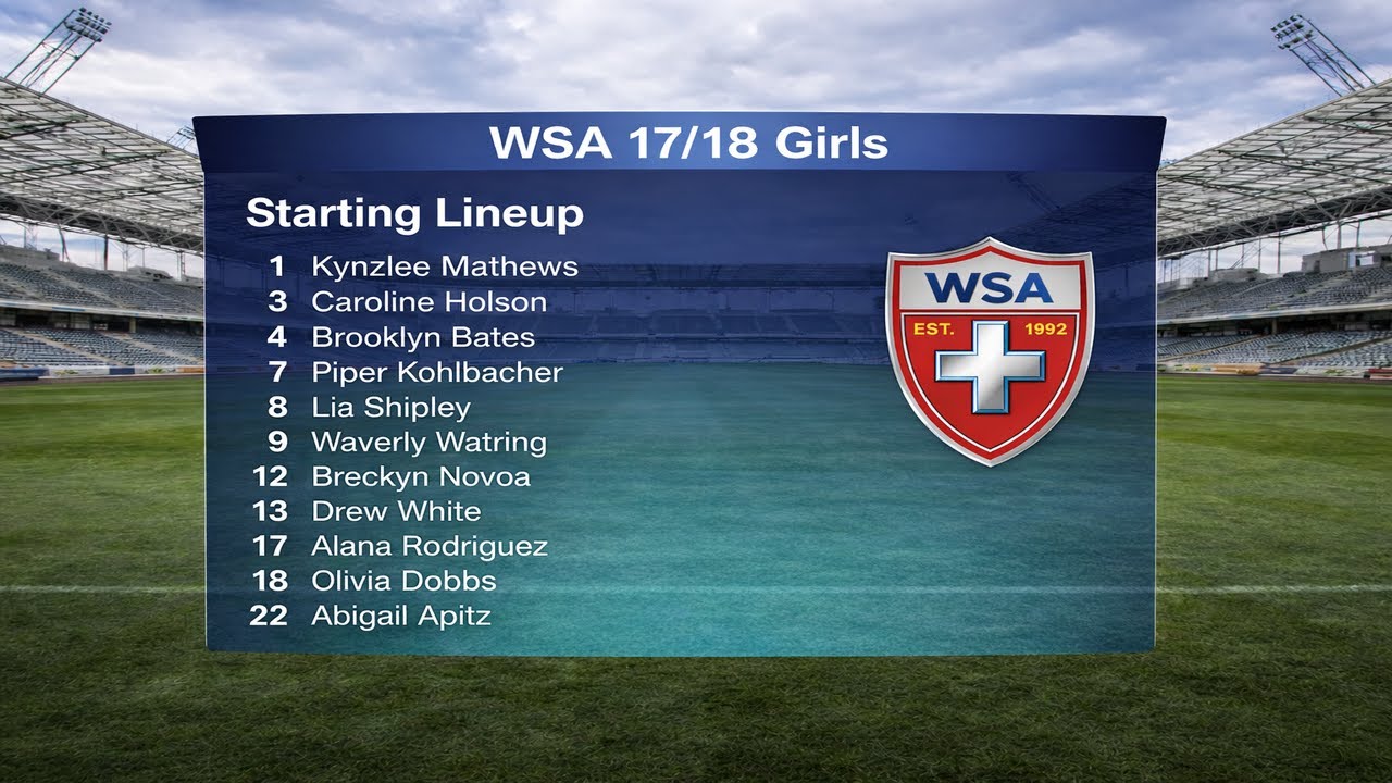NEOFC 2017 Girls Blue vs WSA 17/18 Girls White | Scheels Fall 2025 Week 1