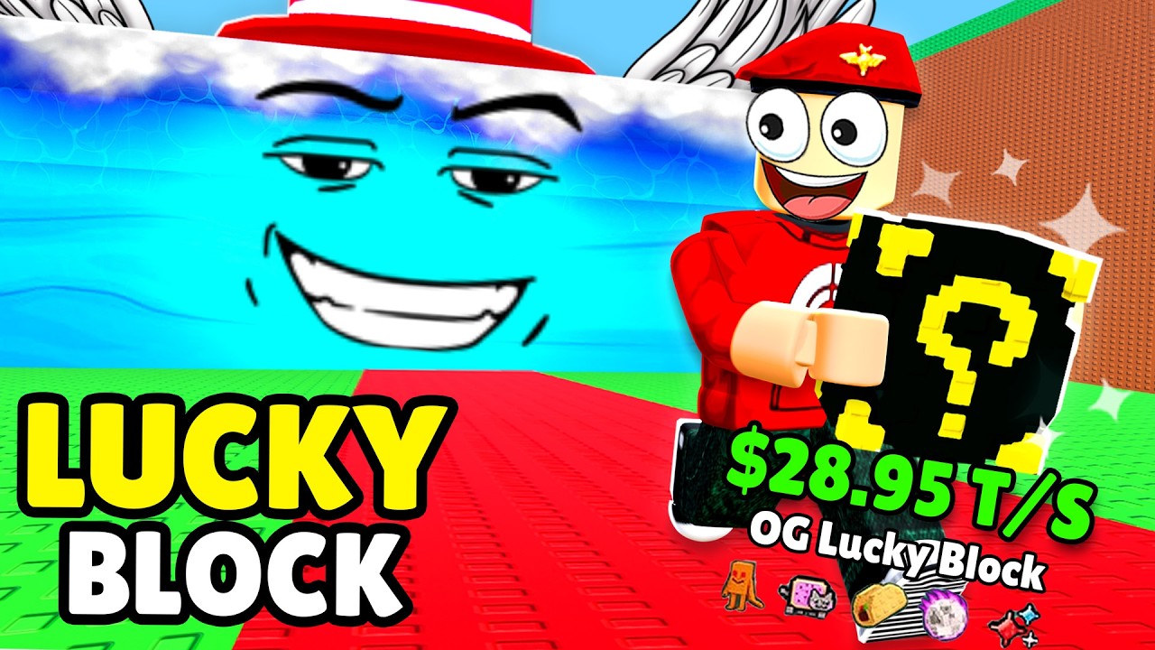 Lucky Blocks Stelen voor Brainrots !! 🌊 (Roblox)
