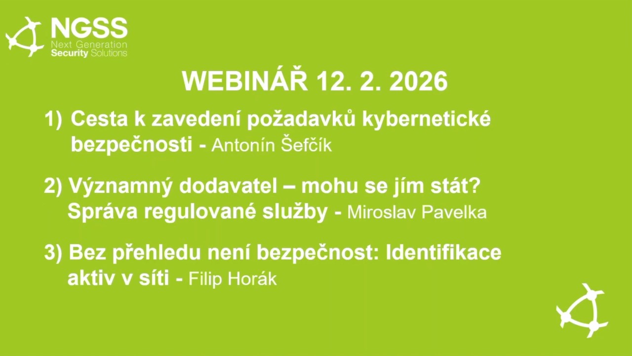 Zavedení požadavků kybernetické bezpečnosti, Významný dodavatel, Identifikace aktiv v síti