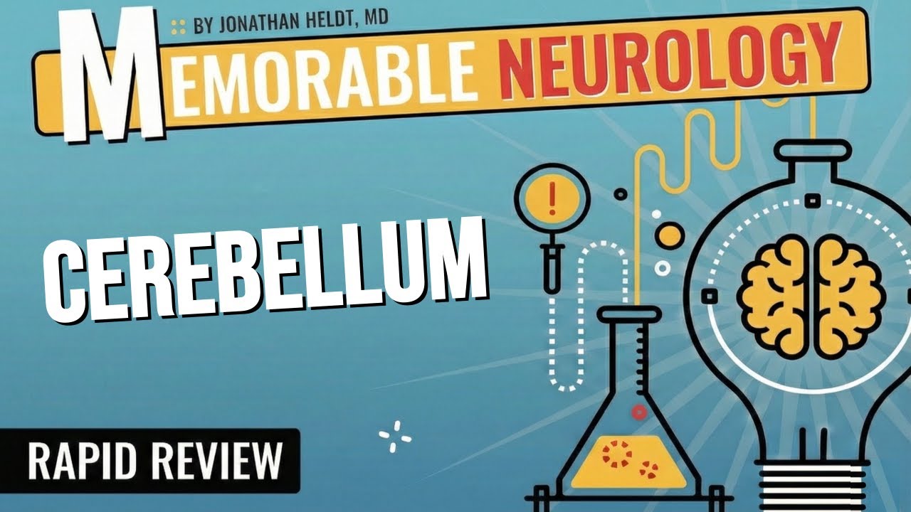 Cerebellum Mnemonics (Memorable Neurology Lecture 6)