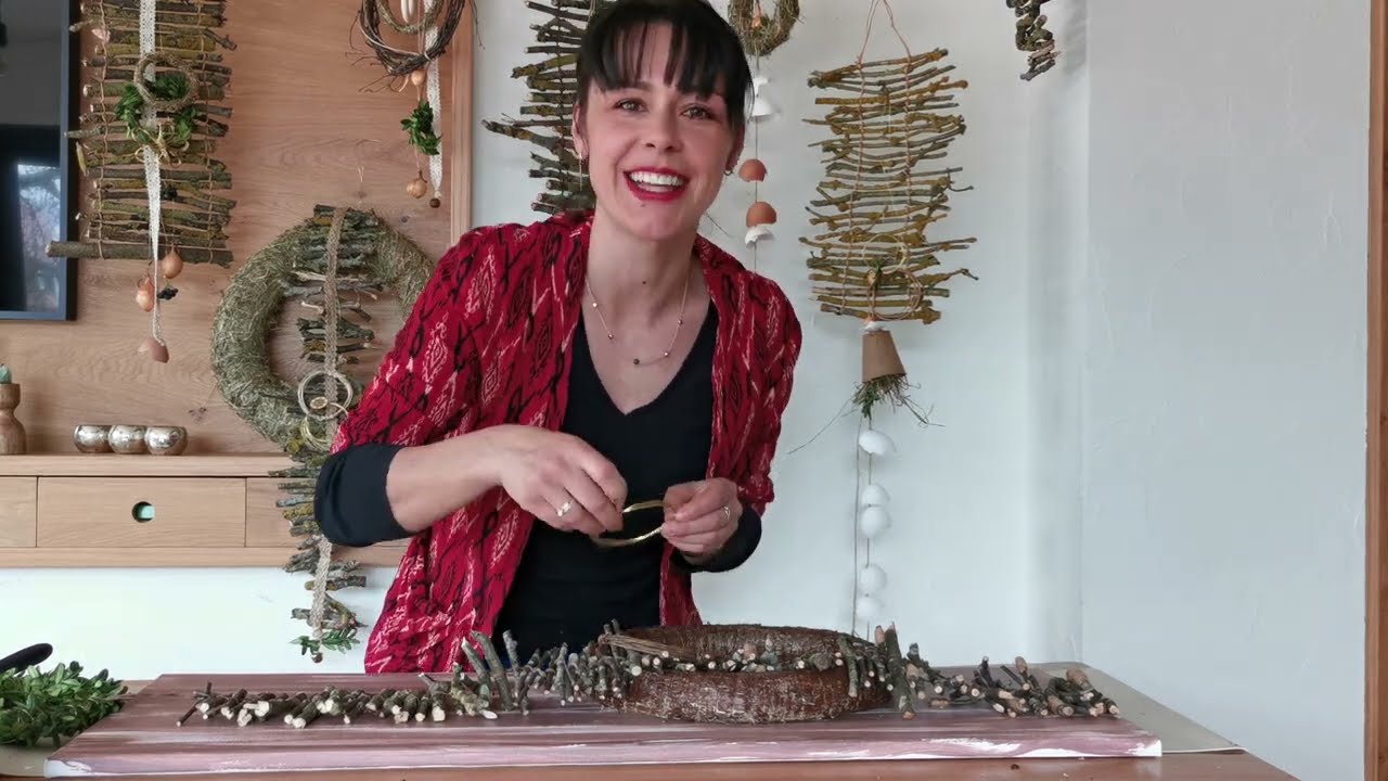 DIY - Florales Bild mit Ästen