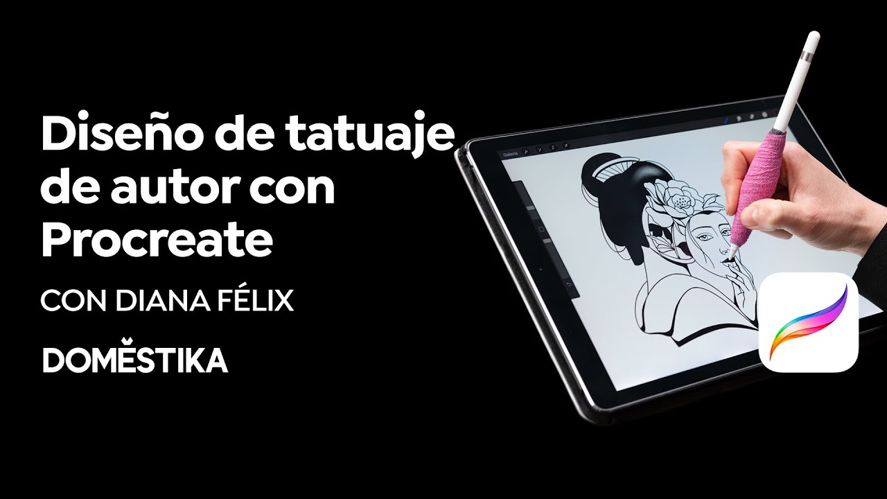 Dise&ntilde;o de tatuaje de autor con Procreate | Curso online de Diana F&eacute;lix