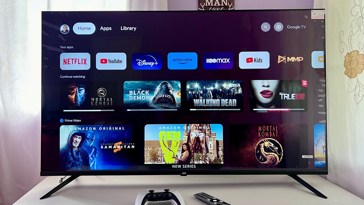 Мой обзор: 50-дюймовый смарт-телевизор JVC с разрешением 4K (UHD) и безрамочным экраном, совместимый с Netflix, Amazon Video и YouTube
