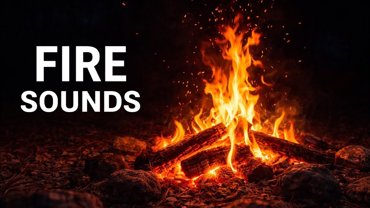 Cozy Campfire ASMR 🔥 Crackling Fire Sounds for Sleep & Relaxation 
