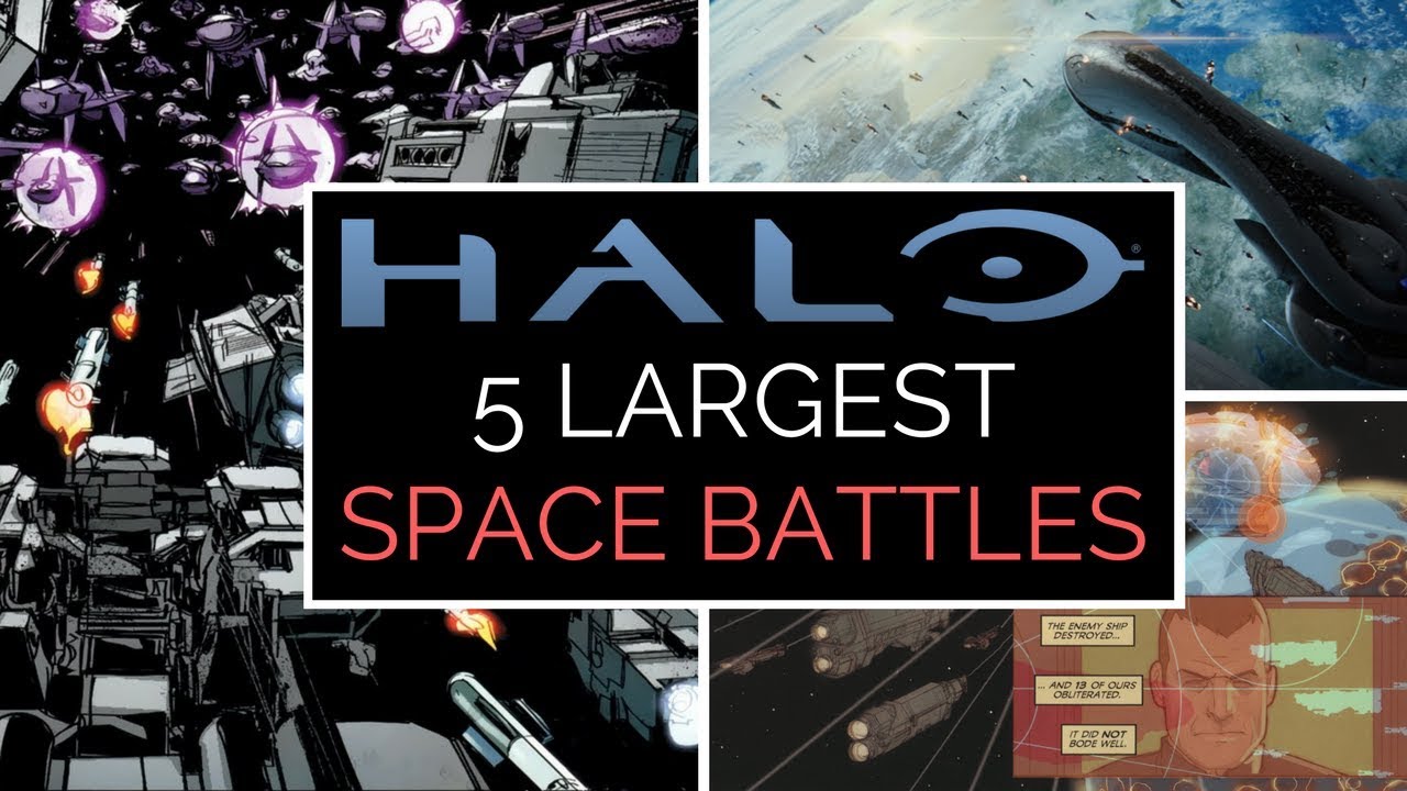 Halo: 5 Largest Space Battles (Human-Covenant War) | Halo Lore Top 5