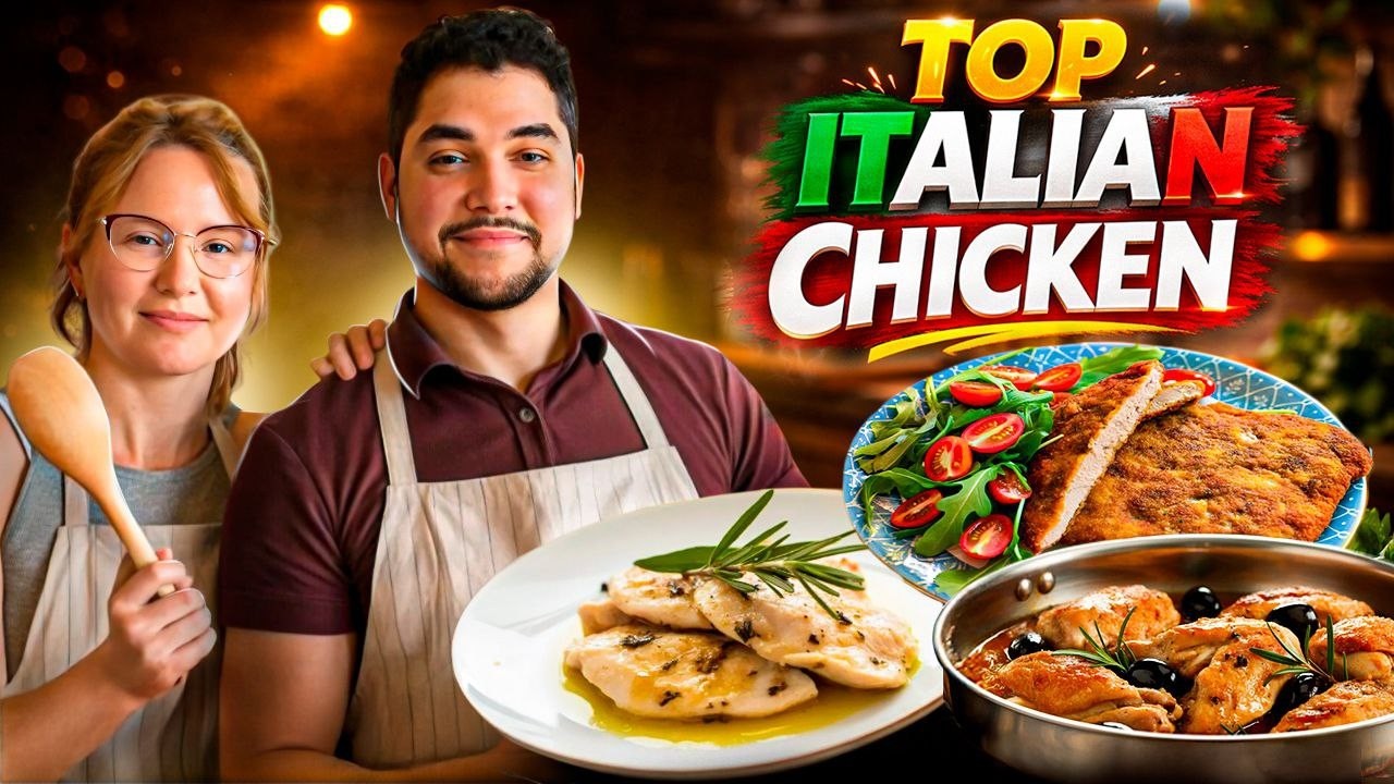 These 3 Chicken Dishes Taste Like Italy | Scaloppine, Cacciatore & Milanese!