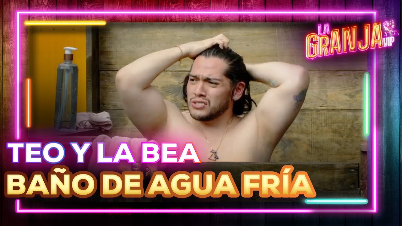¡No le quedó de otra! Teo se mete a bañar con agua fría 🥶🚿❄️