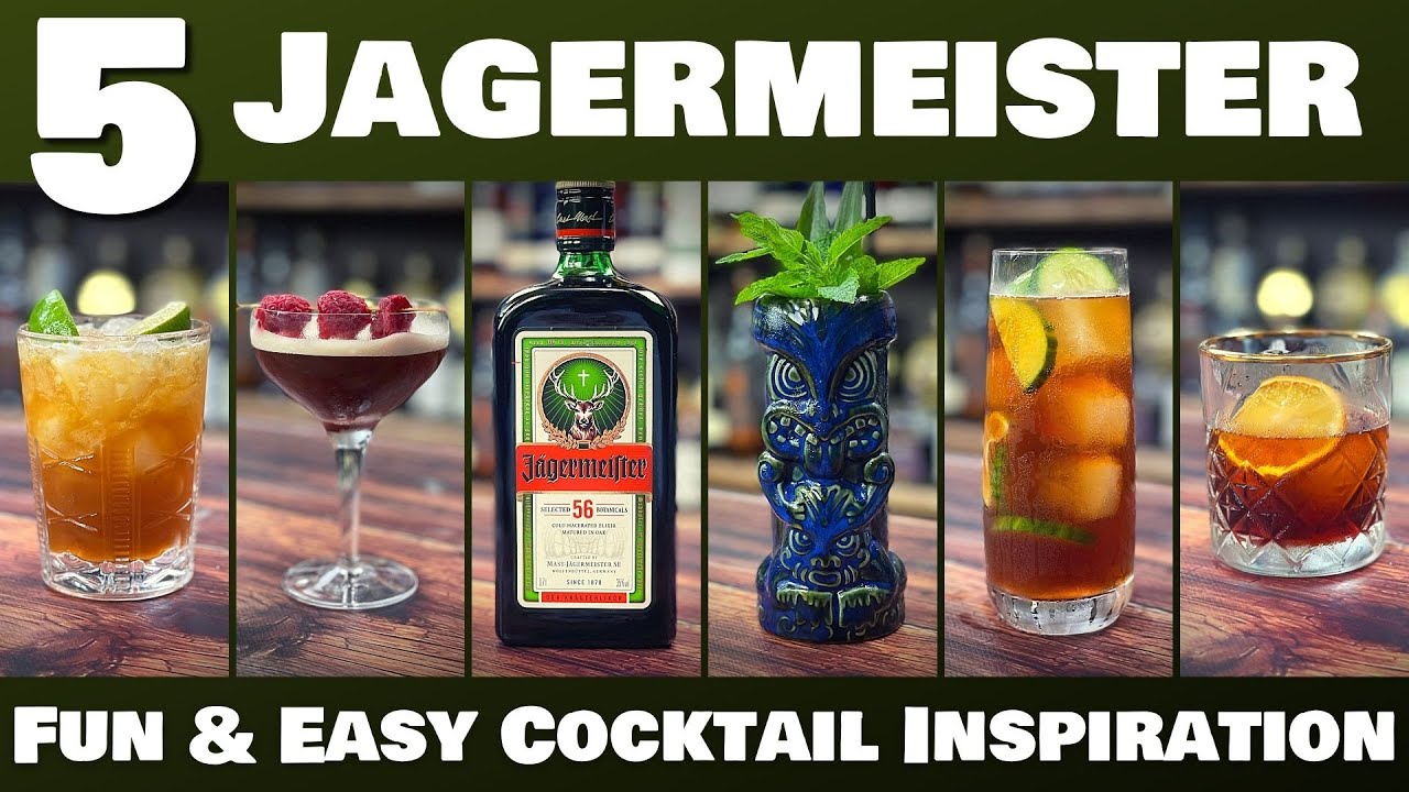 5 Fun & Easy JAGERMEISTER Cocktails