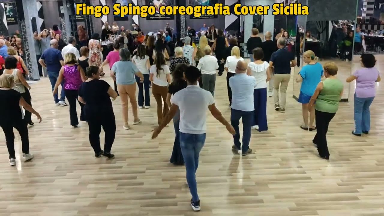 Fingo & Spingo - Coreografia Cover Sicilia Ballo di Gruppo 2025/2026 - Segue Video di Spalle 
