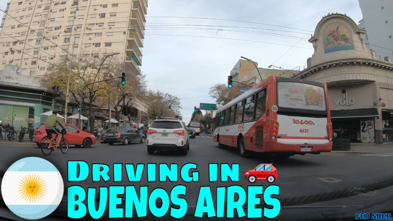 Driving in Buenos Aires | from Palermo to Boedo