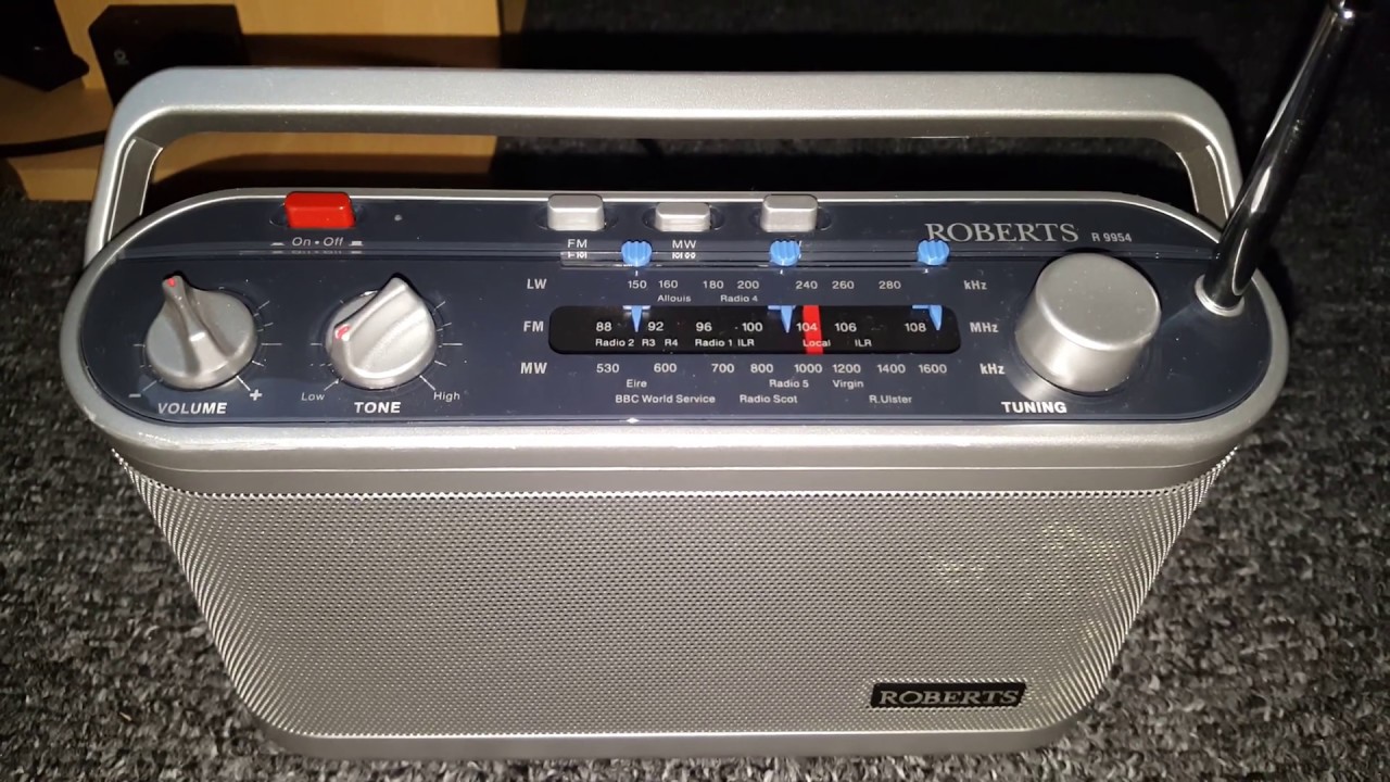 Roberts r9954 portable (fm/mw/lw) radio
