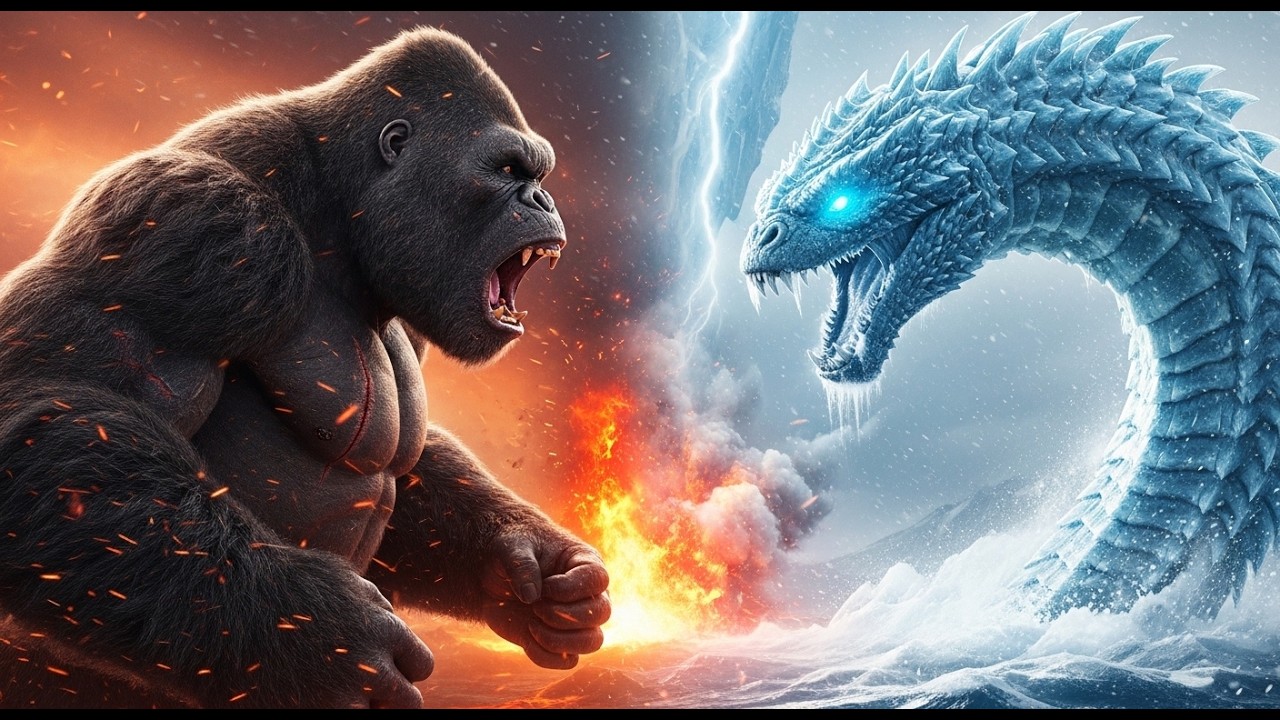 When Winter Attacks Skull Island – KING KONG vs The Ice Serpent | Ultra HD Kaiju War