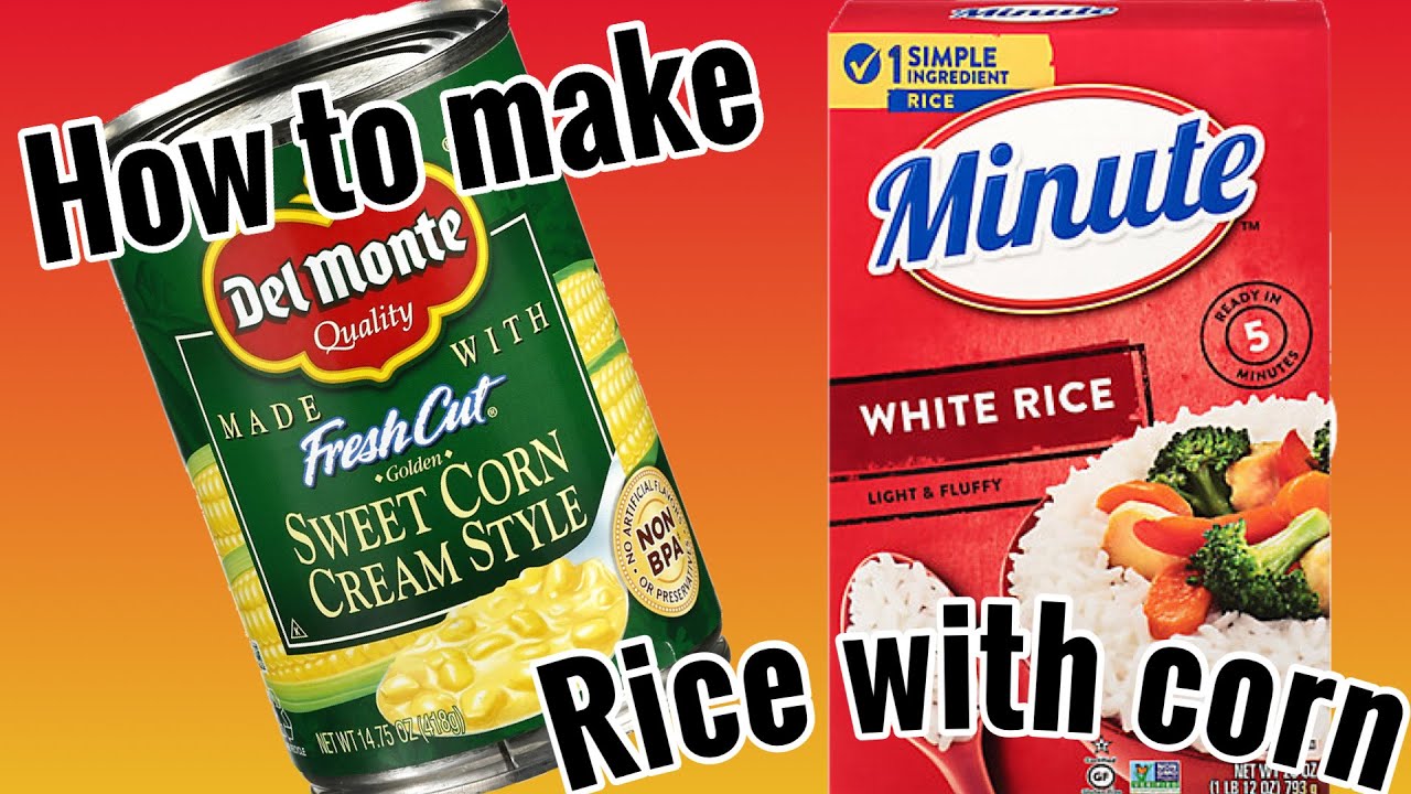 How to make rice carp bait (with corn)
