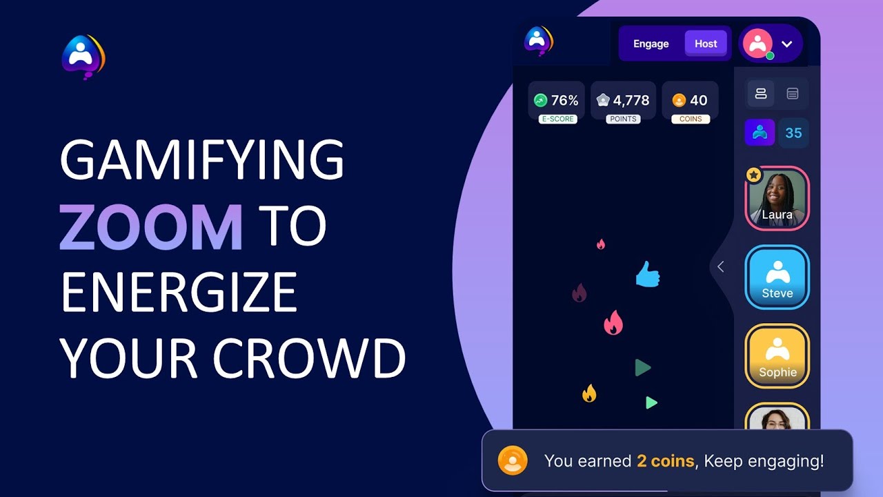 Townhall Gamifying Zoom to Energize Your Crowd