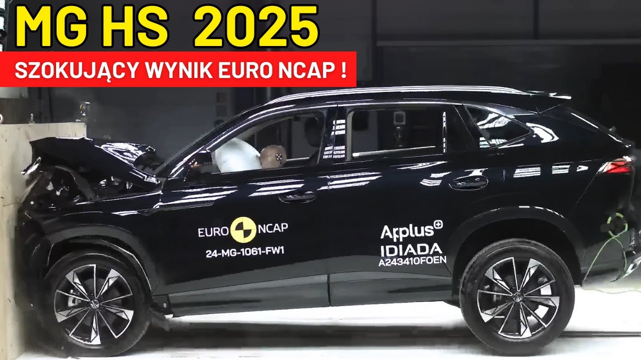 MG HS 2025 CRASH TEST Euro NCAP