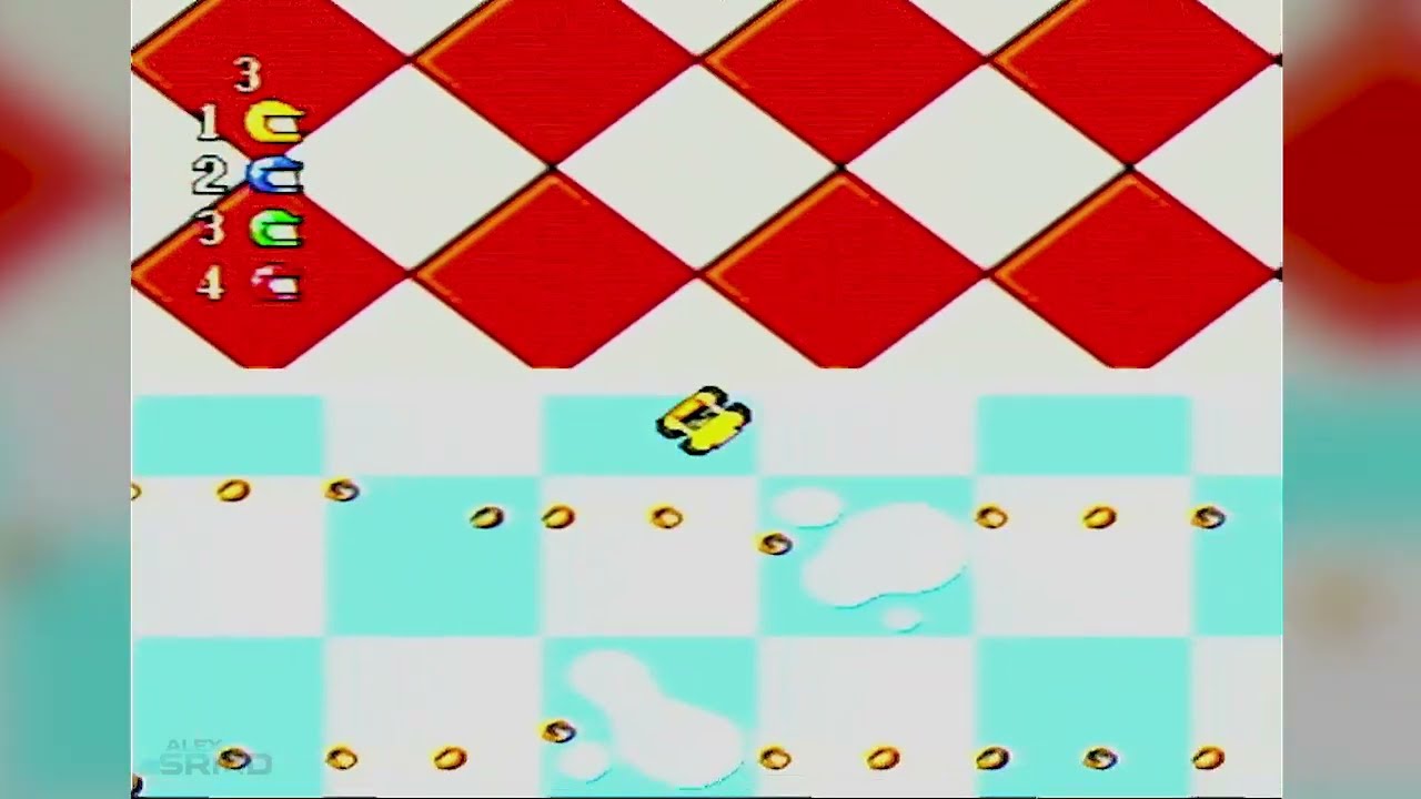 Micro Machines (MegaDrive) - Gameplay (Played from Super Bitman 16-bit)