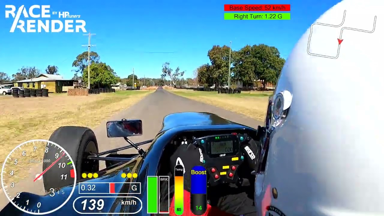 Turbo Hayabusa Stohr F1000 Leyburn Sprints 2023. 52.05 Sec Run