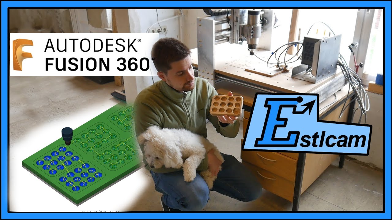Anfänger CAM Tutorial: 3D Bearbeitung mit Fusion 360 und Estlcam für die Hobby-CNC erklärt