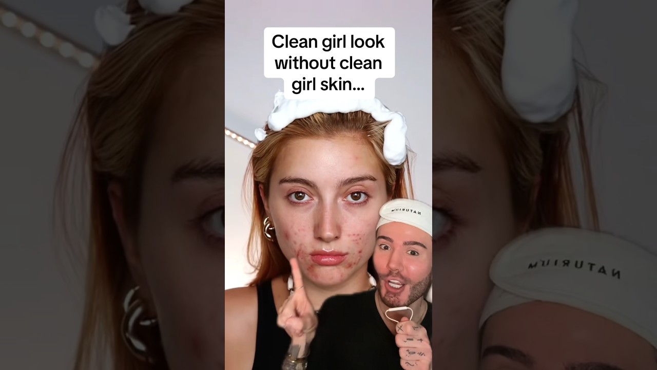 ACNE PRONE MAKEUP ROUTINE!😱 (follow for more!💗) @izzierodgers #acne #beauty #makeup #skincare #skin