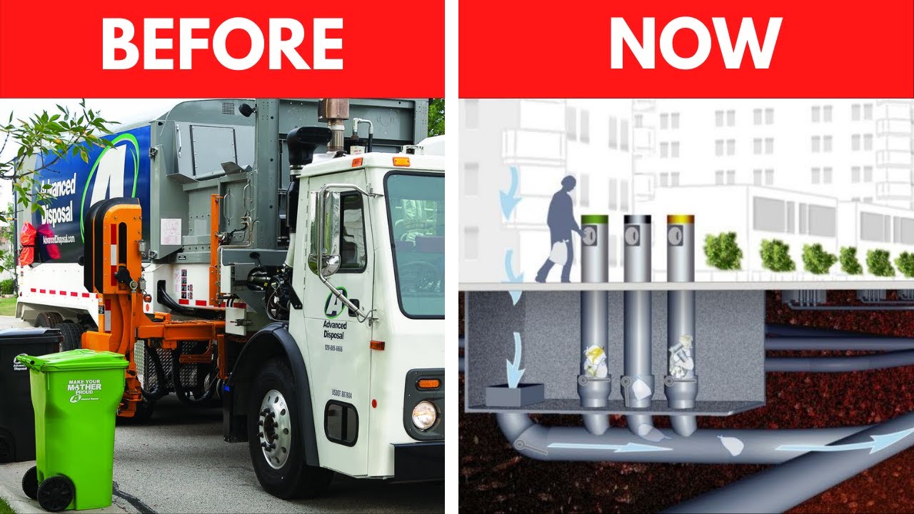 Extreme Engineering, Australia High Tech Underground Garbage collection, Swedish ENVAC Vacuum Bins
