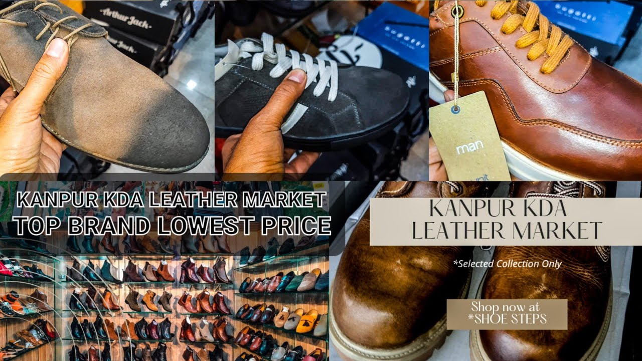 कानपुर विश्व प्रसिद्ध ब्रांडेड जूते सस्ती कीमत में|KANPURS WORLD FAMOUS LEATHER SHOES#kanpur#leather