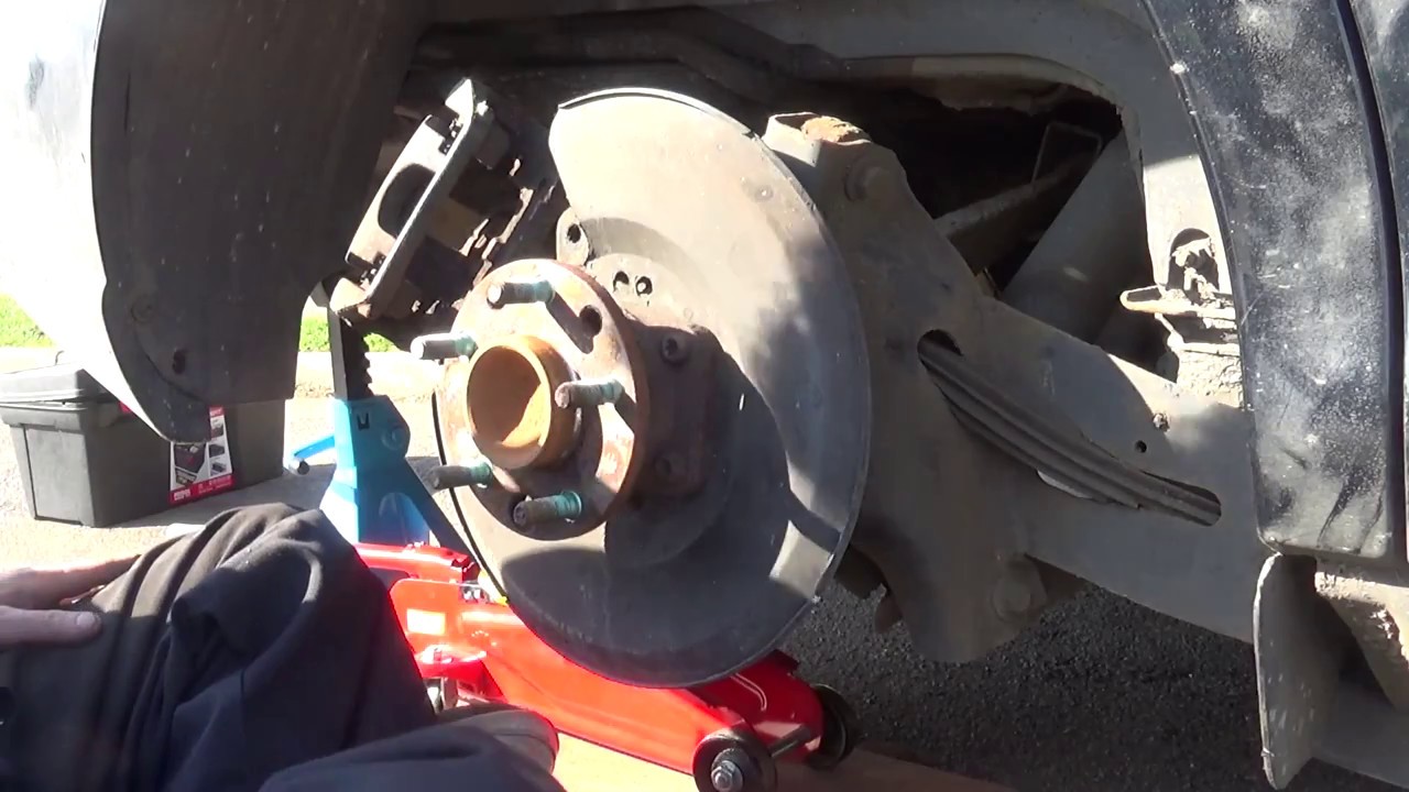 Jaguar X-Type Rear Brake Pad Change new later type 2