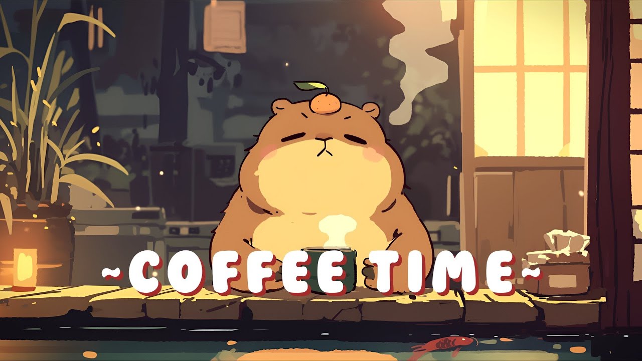 [1 Hour] Capybara Beat Station - Cozy Beats for Relaxation ~ Sweet Dreams ~ 🦫 📝