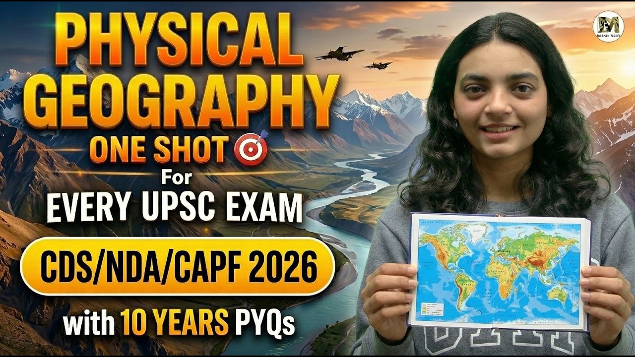 Complete Physical Geography for CDS 1 2026 Exam