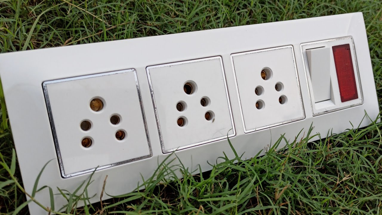 3 socket 1 switch 1 indicator connection wiring | extension board kaise banaye @ElectricalYogi