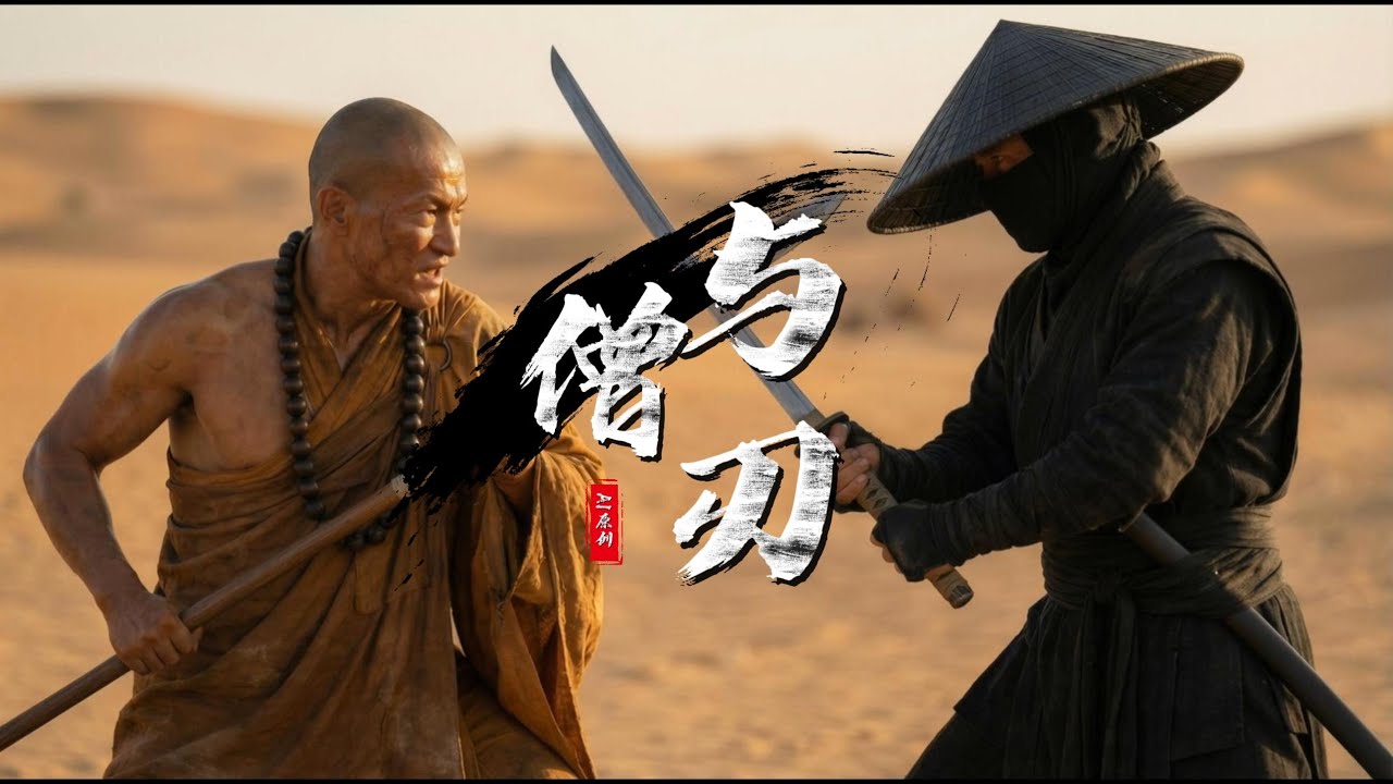 原创功夫AI短片《僧与刃》