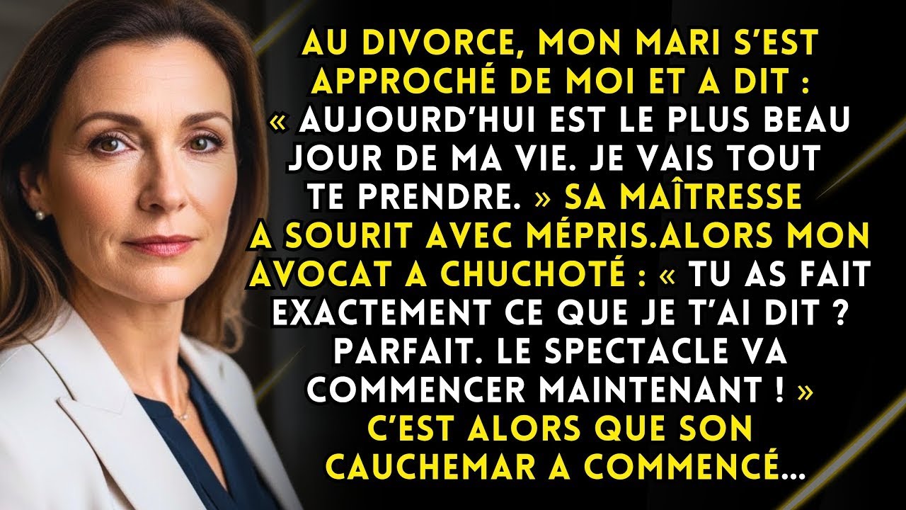 « Je vais tout te prendre », a dit mon mari au tribunal. Mais le divorce est devenu son cauchemar…