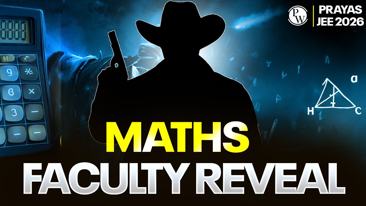 THE LEGEND of MATHS☠️ - Faculty REVEALED🔥 || Prayas JEE 2026