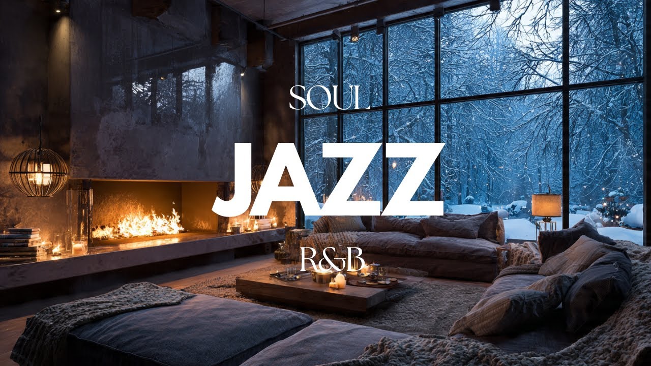 Smooth Jazz Soul R&B | Luxury Cozy Living Room Jazz | Winter Night Mood