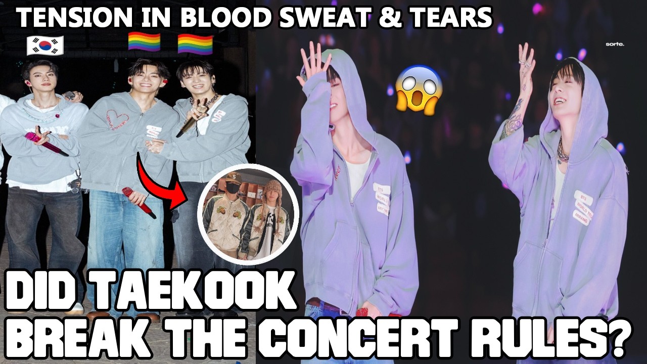 DID TAEKOOK GO TOO FAR LIVE? 👀 THE DANGEROUS CLOSENESS IN BLOOD SWEAT & TEARS