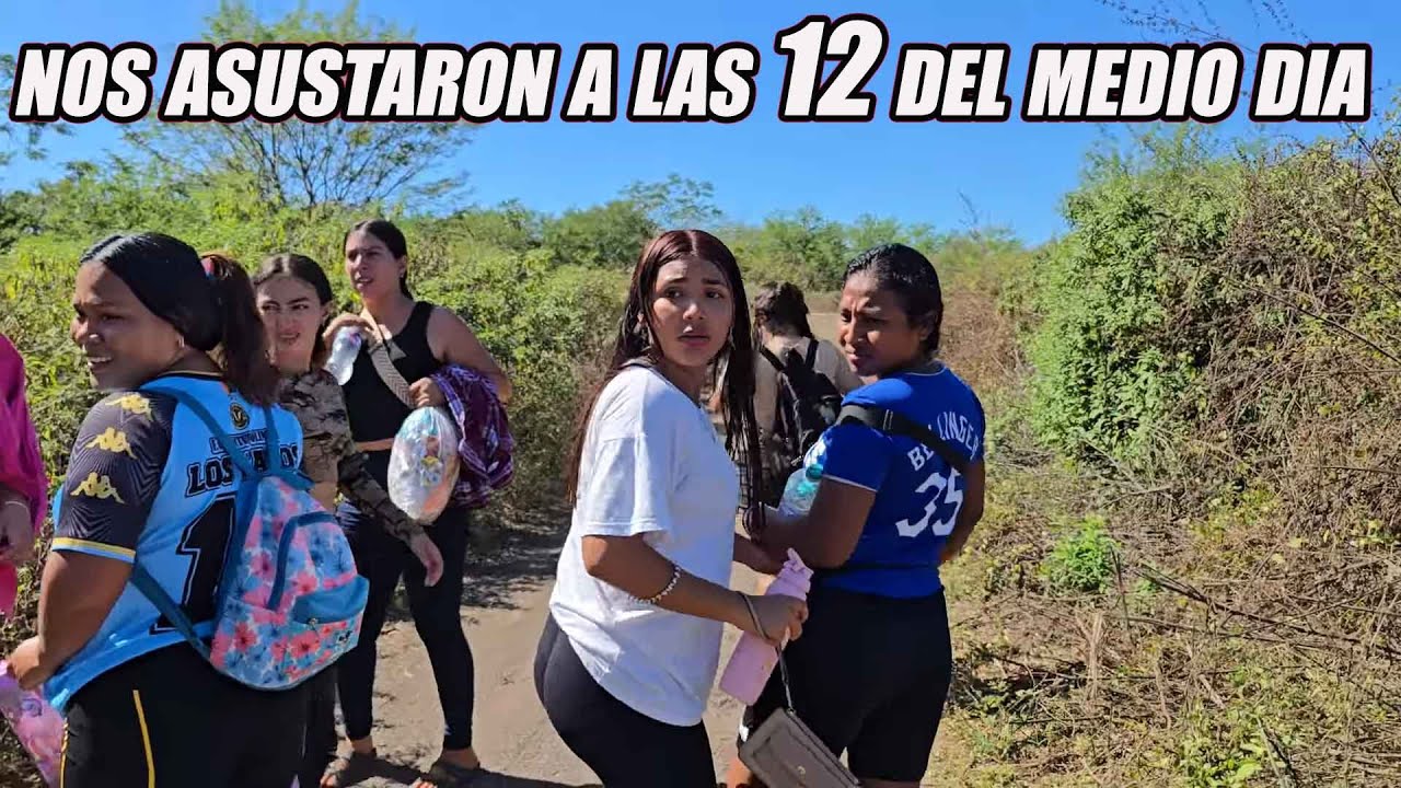 Asustaron a las chicas. en sus caras reflejan temor.