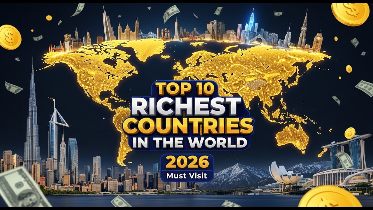 Top 10 Richest Countries in the World 2026 💰 | Most Luxurious Places You Must Visit